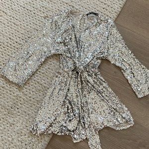 Zara Sequin Romper